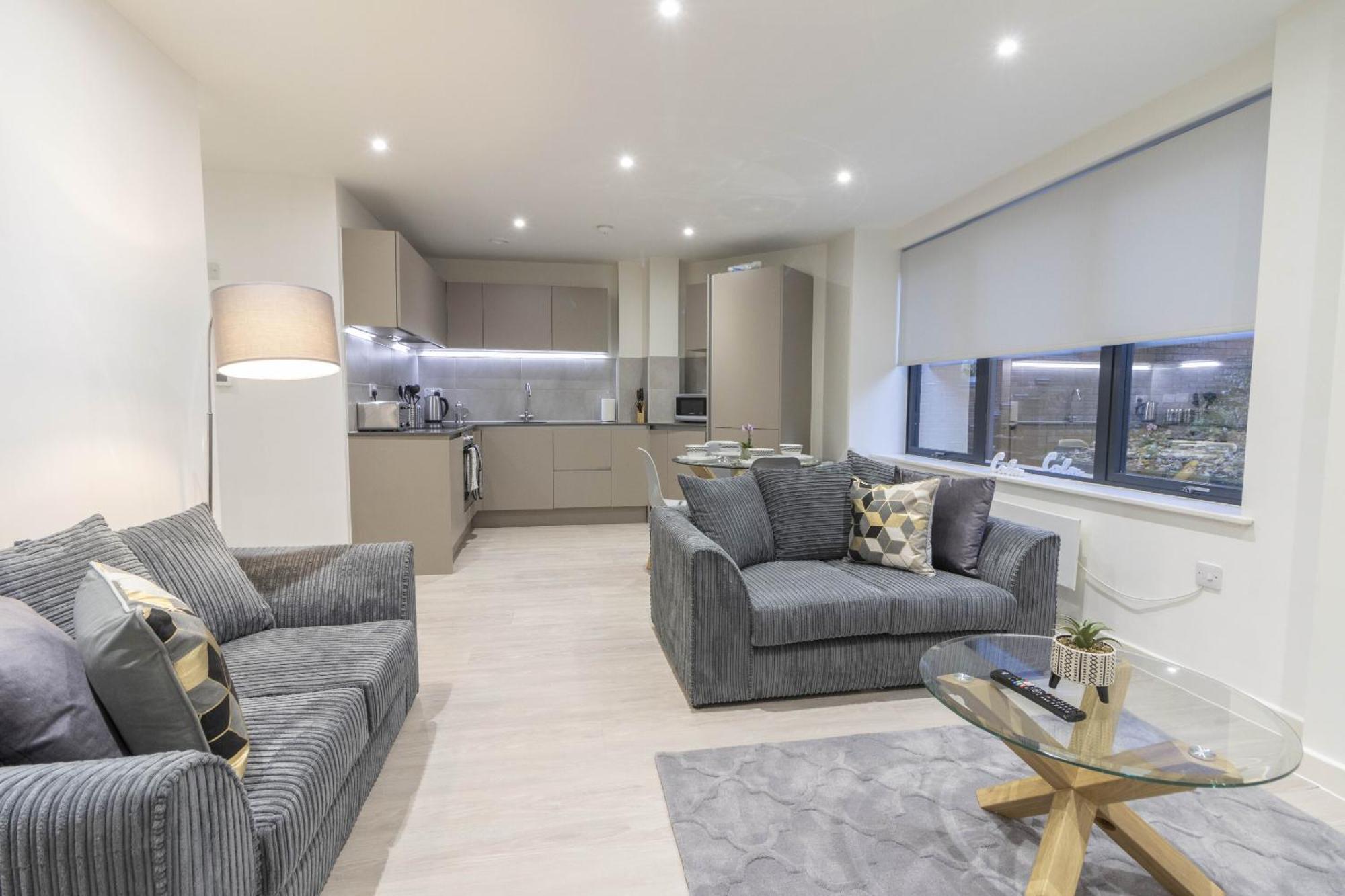 شقة Linacre 1&2 - One And Two Bed Flat Behind The Cathedral With Free Parking And Fast Wifi إكزيتر الغرفة الصورة